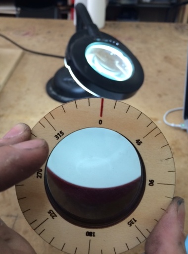 Calibrating the polarising filter