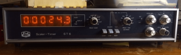 ST6 scalar counter front panel