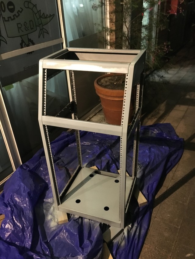 Main frame being painted